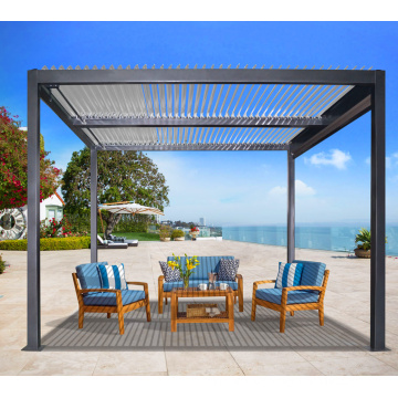 Customrized Sizes Modern Classical types of removeable waterproof Aluminum Pergola with shadows or printscreen